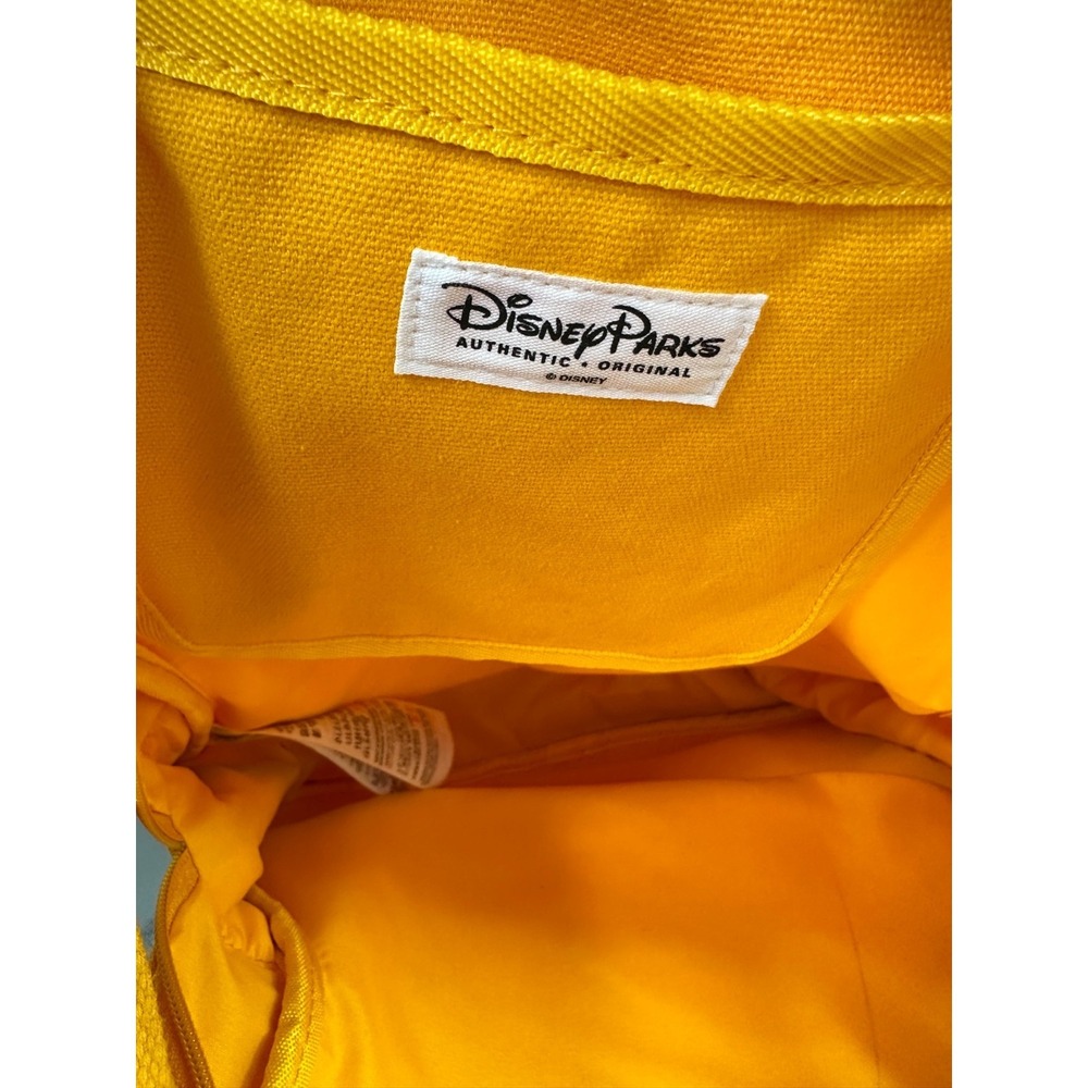 Disney Parks Pluto Big Face Canvas Tote Bag Disneyland Resort Yellow 3D Graphic - Picture 8 of 11